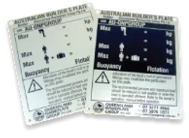 Screen Anodised Aluminium Nameplates